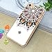 iPhone 7 Case Clear with Design, Designer Pattern Case Cover, Colorful Cute Girly Case for Girls Women for Apple iPhone 7 4.7 inches Rose Gold, Flower Vine