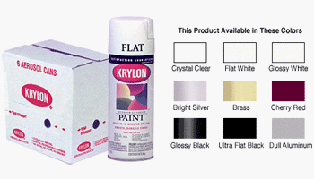 Krylon Interior/Exterior Spray Paint (12 oz.) - Flat White
