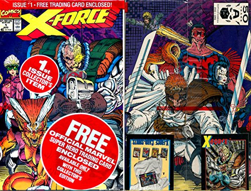 X-Force #1 IN ORIGINAL SEALED BAG WITH CABLE TRADING CARD - Marvel Comics 1991
