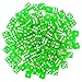 50 or 100 Pack of Bulk Six Sided Dice|D6 Standard 16mm|Great for Board Games, Casino Games & Tabletop RPGs| Green- 100 Count