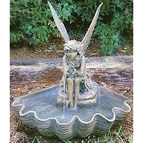 Fairy Melina, Bronze Color Fountain by 