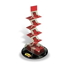 Post-it Arrow Flags Dispenser, Red, 1-Inch Wide, 200/Desk Grip Dispenser, 1-Dispenser/Pack
