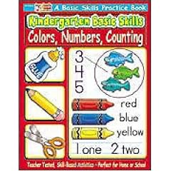 Kindergarten Basic Skills: Colors, Numbers, Counting