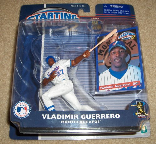 MLB Action Figure: Vladimir Guerrero MLB Starting Lineup 2 Figure-MLB Action Figure-Major League Baseball Action Figure-Major League Baseball Figures-Major League Baseball-Baseball Figures-MLB Major League Baseball