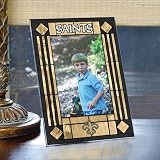 New Orleans Saints Picture Frame: Vertical Glass Frame