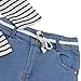 Jastore® 2Pcs Little Baby Girl Clothing Sets Long Sleeve Striped T-Shirt + Jeans
