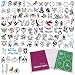 Temporary Tattoo Airbrush Stencils 100 Designs - Book 9