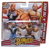 Stone Cold Steve Austin and The Rock WWE Rumblers Action Figure 2 Pack