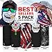 S A - UV Face Shield 5 Pack - Best Sellers - Multipurpose Neck Gaiter, Balaclava, Elastic Face Mask for Men and Women