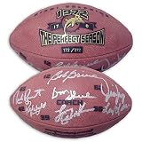 Miami Dolphins 1972 Perfect Season HOF Team Signed Football