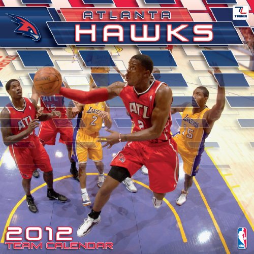 2012 ATLANTA HAWKS 12X12 WALL CALENDAR