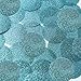 Round Sequin 40mm Aqua Blue Metallic Sparkle Glitter Texture Couture Paillettes