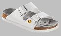 Alpro Slipper ''P 220 ESD'' aus Birko-Flor in weiá mit schmalem Fussbett und antistatik Sohle