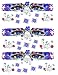 Bajidoo Crystal Blue Dragon Decal Full Sheet