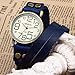 Ailisha Classic Lady Girl Blue Wrap Around Double Strap Long Wrist Band Quartz Watch WAA386