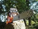 58cc Petrol Chainsaw with 20" Bar, TWO 76 link chains, Easy Start & Carry Case