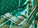 WEDDING GREEN SILK INDIAN SARI SAREE BROCADE FABRIC