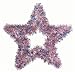 Star Shaped Patriotic Wreath 19 x 19