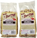 Bob's Red Mill Apple Strawberry No Fat Granola, 12 oz, 2 pk