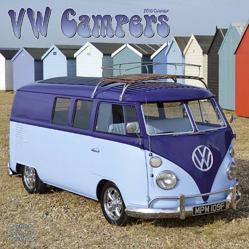 VW Campers Calendar- 2015 Wall calendars - Car Calendar - Automobile Calendar - Monthly Wall Calendar by Avonside