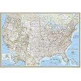 United States Classic [Enlarged and Tubed] (National Geographic Reference Map)