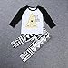 FEITONG 2017 Infant Baby Boy's T-Shirt +Geometric Print Pants (24 Months)