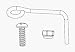 Redcat Racing BS908-003 Exhaust Fixation Set For BS908T And BS904T