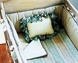 Green Frog Art 3 Piece Cradle Bedding Set, Kensington