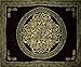 India Arts Celtic Circle Tapestry-Bedspread-Wall Hanging-Green, Black Green,