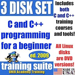 Complete C and C++ for a Beginner Training Suite 2DVD + CD set