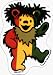 Grateful Dead - Rasta Reggae Jerry Bear - Sticker / Decal