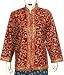 The Jacket - Womens Outerwear Wool Fabric Hand Embroidery Handmade in Kashmir Size 14 (jkt347)