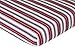 Nautical Nights Fitted Crib Sheet Baby/Toddler Bedding Sets by Sweet Jojo Designs -Stripe Print