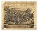 Historic East Boston, Massachusetts, c. 1879 (S) Panoramic Map Poster Print Reprint Giclee