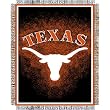 Texas Longhorns NCAA Triple Woven Jacquard Throw (019 Focus) (48x60")"