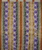 Celtic Batik Tie Dye Tab Top Curtain Panel-44 x 60