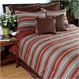 Review Nautica Home CFT90725RUNAFQ / Nautica Redstone Stripe Full/Queen Comforter