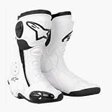 ALPINESTARS SMX PLUS WHITE MOTORCYCLE BOOTS 42/8