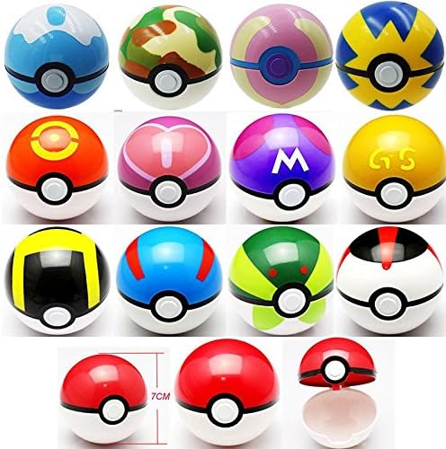 13PCS wholesale Pokeball Master Great Ultra GS BALL Toy figure