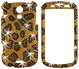Talon 14025 Full Diamond Bling Phone Shell for Samsung Epic 4G - Leopard-Ye ....
