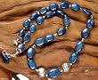 Lapis lazuli necklace, 'Forever Love'