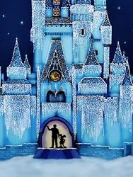 Disney Magic Kingdom Ice Castle Signed Matted Art Print Larry Dotson