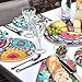 French Bull - Melamine Serving Platter - 15-1/2-Inch Round Serving Tray - for Indoor and Outdoor Entertaining - Bindi