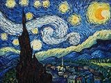 Art Reproduction Oil Painting - Van Gogh Paintings: Starry Night - Extra Large 36 X 48 - Hand Painted Canvas Art