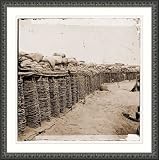 Civil War Photo (S): Petersburg Virginia. Fort Sedgwick. Gabions heightened by sand bags