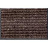 Apache Mills 01-033-1410 Rib Commercial Carpeted Indoor and Outdoor Floor Mat, Cocoa Brown, 2-feet by 3-Feet