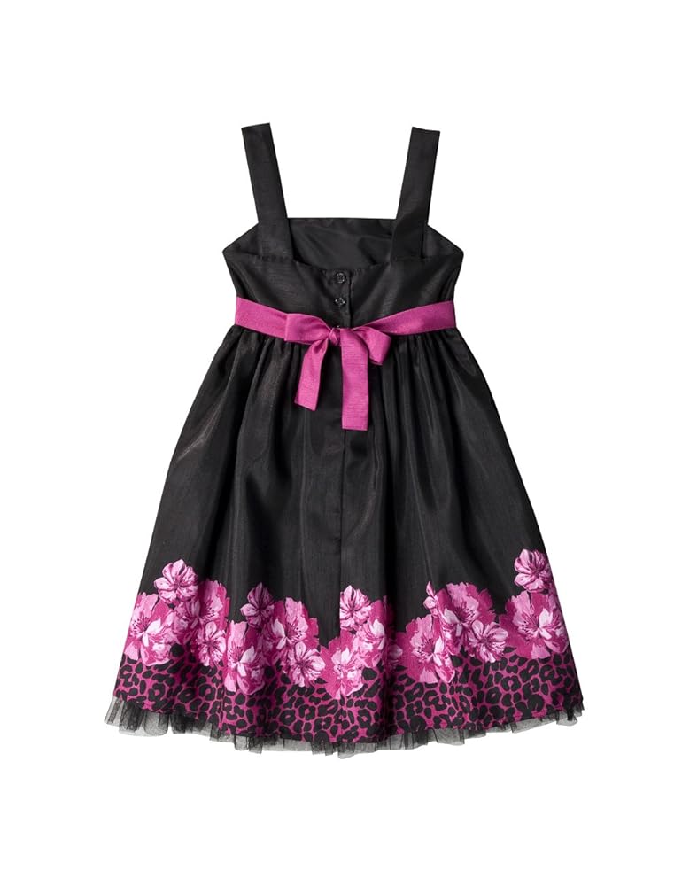 Girls' Cherokee® Pink/Black Sleeveless Holiday Dress Girls' Cherokee® Pink/Black Sleeveless Holiday Dress