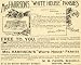 1891 Ad Harrison White House Pansies M. B. Faxon Floral Flower Seeds Gardening - Original Print Ad