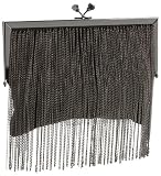Jessica McClintock Metal Fringe Clutch