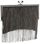 Jessica McClintock Metal Fringe Clutch